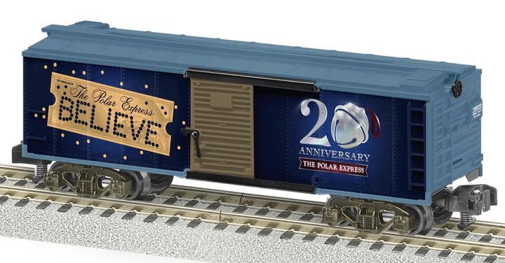 2419020 POLAR EXPRESS 20th ANNIV BOXCAR; NIB.; 2024; (have 1)