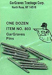 TRACK PINS: GARGRAVES #803-3  (approx 80)