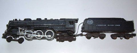 21130 HUDSON; all original; tender has all 4 steps; Al wheels; 3/4" motor; Serviced & OK; KC; EX- (minor paint wear on boiler)