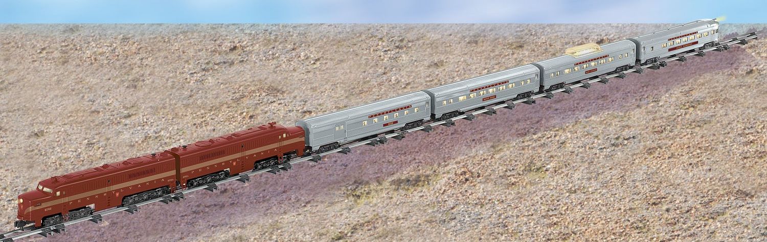 SET: PRR 49614 PASSENGER CAR SET (ALCO A-A & 4 CARS); 2005; New in box.