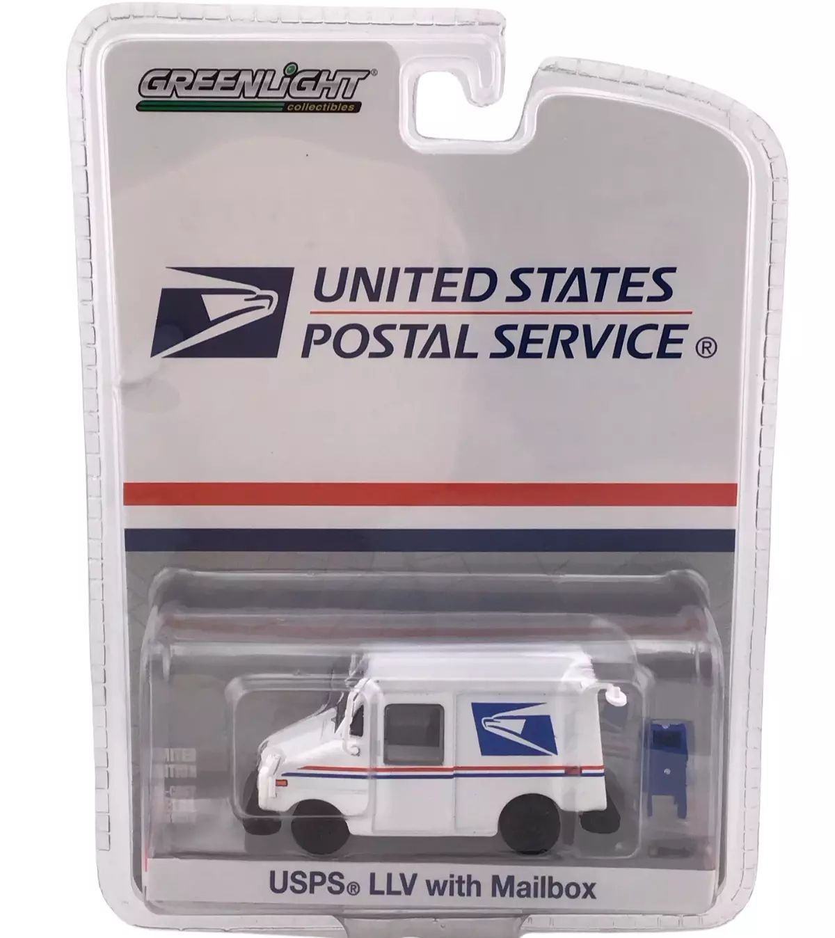 USPS LLV MAIL DELIVERY TRUCK, & MAILBOX; GREENLIGHT