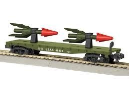 US ARMY ROCKET TRANSPORT flat car; Lionel 48878;  2015; (have 2).