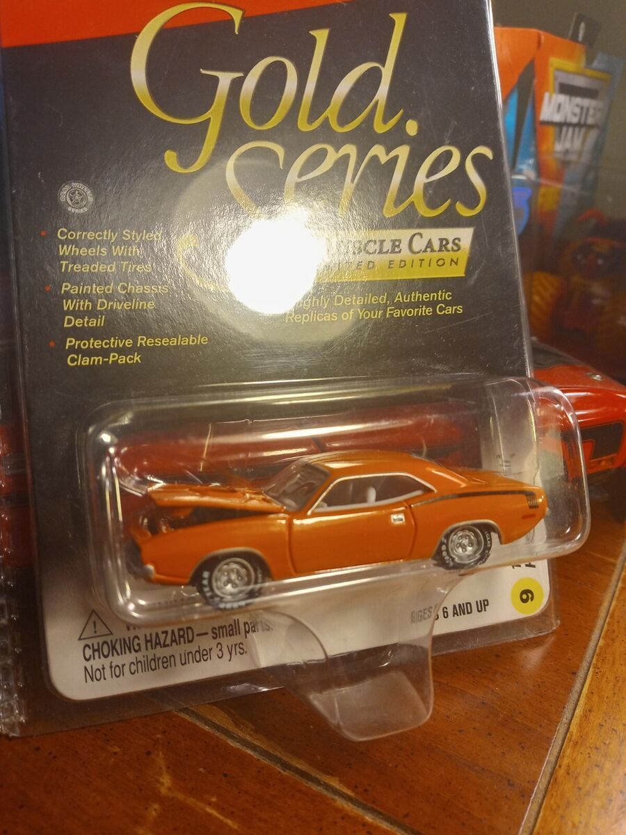 JOHNNY LIGHTNING MUSCLE CAR: '70 PLYMOUTH HEMI BARRACUDA; (new in pkg); (have 1)