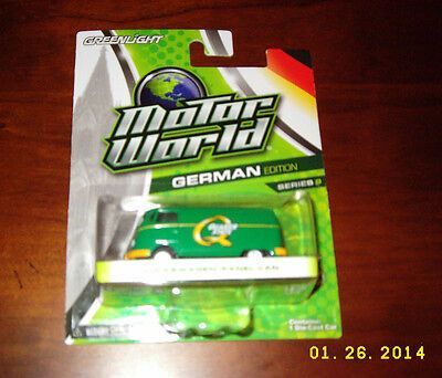 VW PANEL VAN (Quaker State);  GREENLIGHT;  GERMAN Edition; (new in pkg);  (have 4)