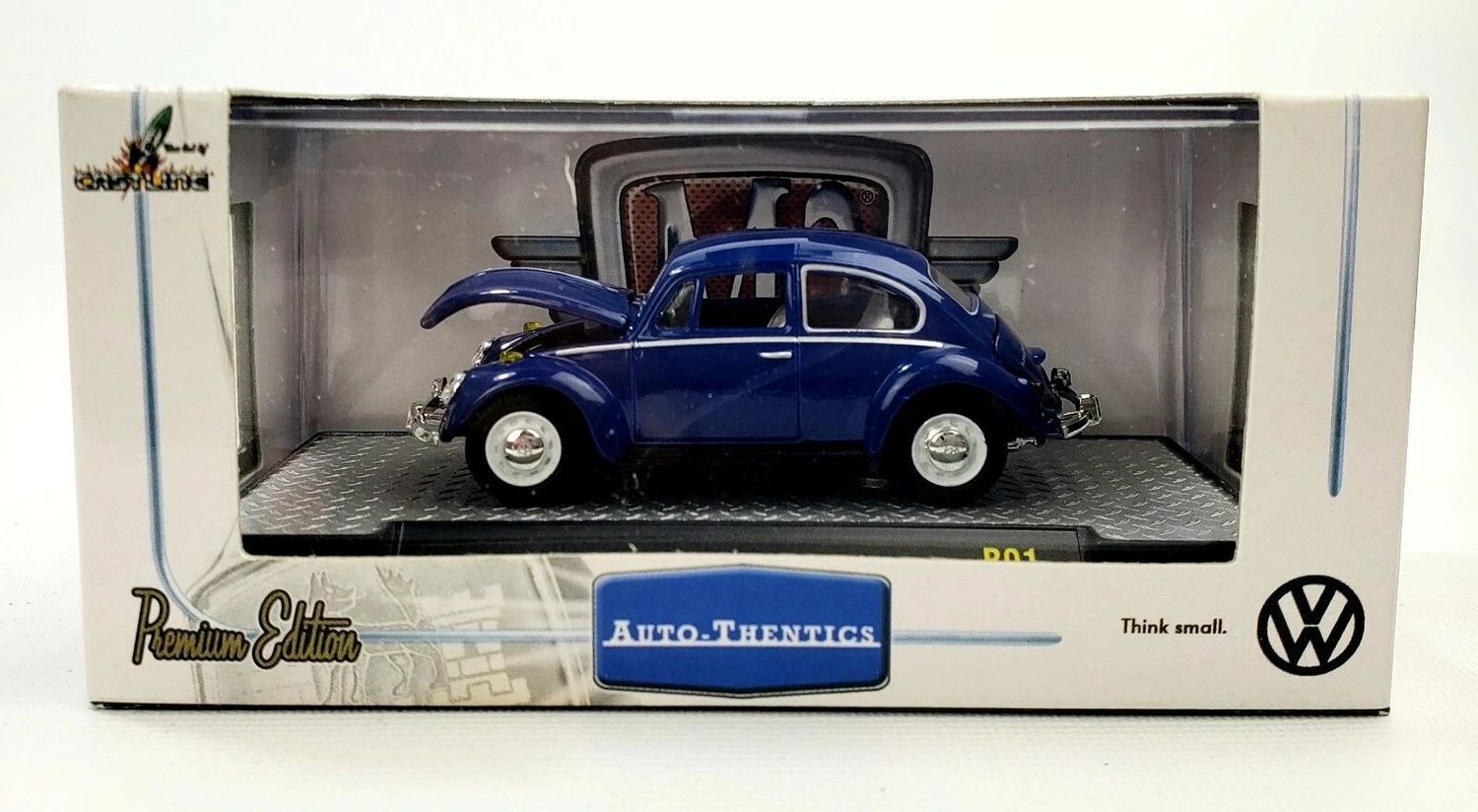 VW  CLASSIC BEETLE; 1967  DELUXE EUROPEAN;  Blue; M2M; (new in pkg); (have 2)