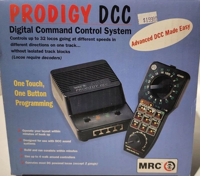 MRC PRODIGY DCC SYSTEM; New in box, with Instructions, etc