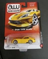 DODGE VIPER SRT; 2014;  AUTO-WORLD; yellow; (new in pkg); (have 1)