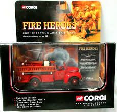 FIRE TRUCK: MACK B  OPEN PUMPER, ; 1953; BOSTON FIRE DEPT; CORGI  S-scale; CS90011; (new in pkg); (have 1)