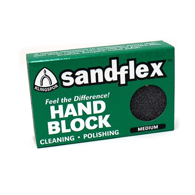 SANDFLEX  TRACK ABRASER BLOCK:  120  grit