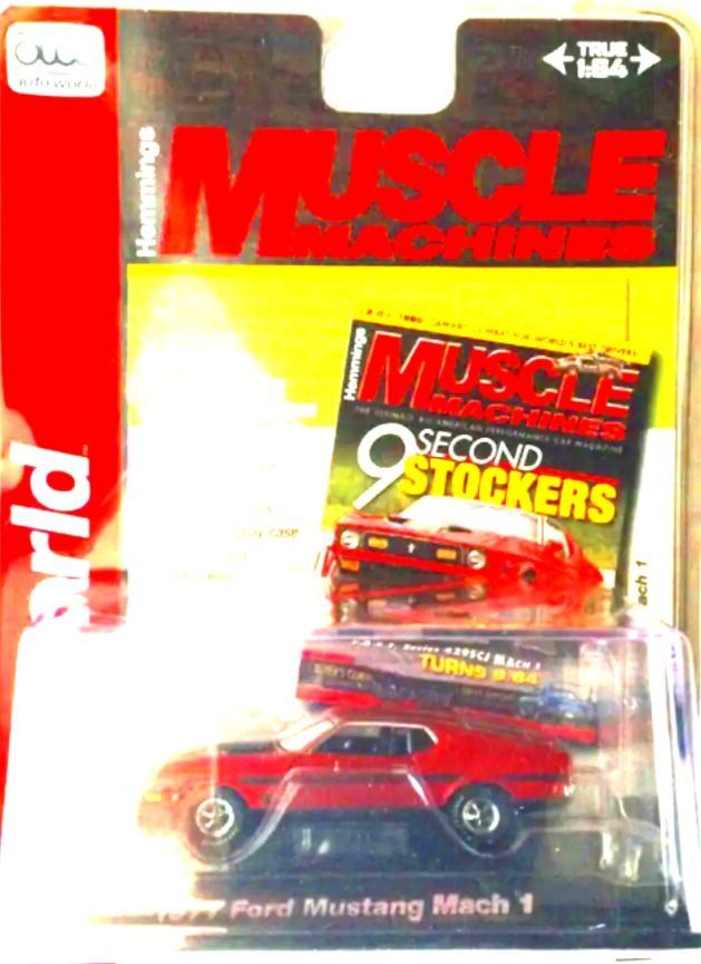 FORD MUSTANG MACH 1; 1971; Auto-World; (new in pkg); (have 1).