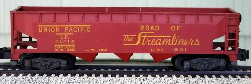 24216 UP 3-BAY HOPPER; KC; EX (have 3)