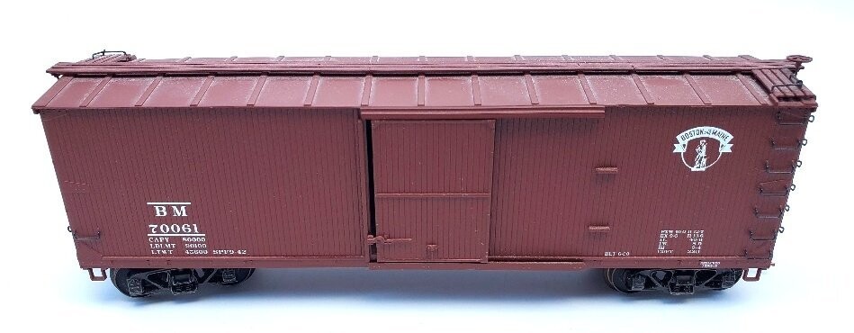 B&M Wood-sided Double-Sheathed Boxcar; #70061;  LNIB; SHS #01601