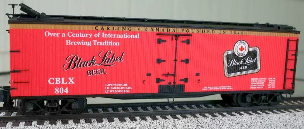 CARLING BLACK LABEL BEER WOOD REEFER. ; Car #812; SHS #02124; (PLHS EXCLUSIVE); NIB