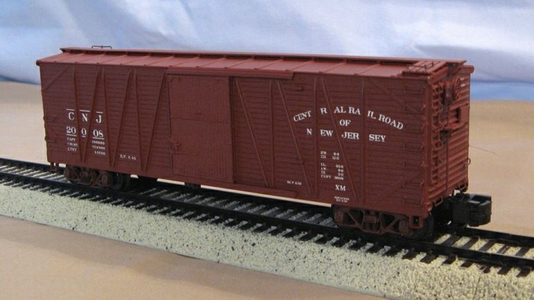 CNJ Wood-sided Double-Sheathed Boxcar #20391;  SHS #01834; NIB