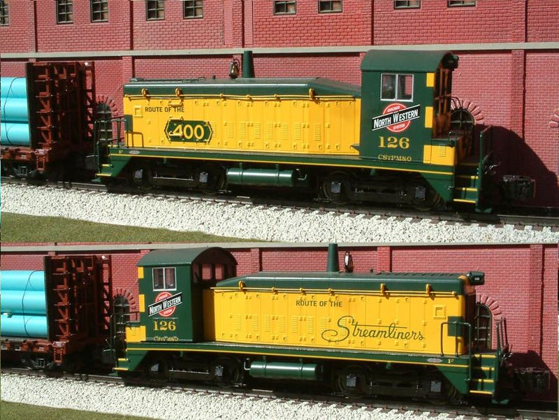 CNW SW-8 SWITCHER #126; DCC with Tsunami Sound installed; NIB; SHS 01546