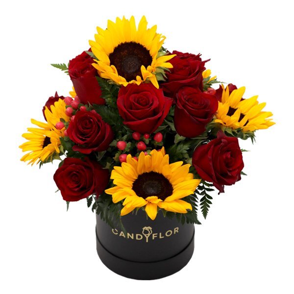 Boite Ronde Red Yellow