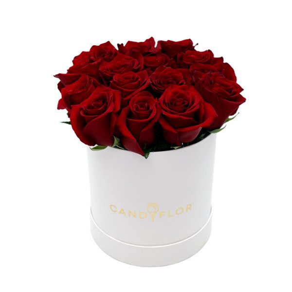 Boite Ronde White Red