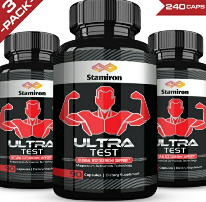 Paquete De 3 Stamiron Ultra Testosterone &amp; Nitric Oxide Boost For Men Complete Test Booster Para Mejorar El Impulso La Energía La Fuerza La Recistencia Y El Enfoque Male boost Testosterona 90 Cápsulas