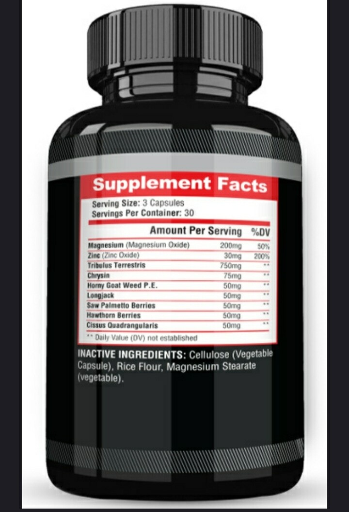 Paquete De 3 Stamiron Ultra Testosterone &amp; Nitric Oxide Boost For Men Complete Test Booster Para Mejorar El Impulso La Energía La Fuerza La Recistencia Y El Enfoque Male boost Testosterona 90 Cápsulas