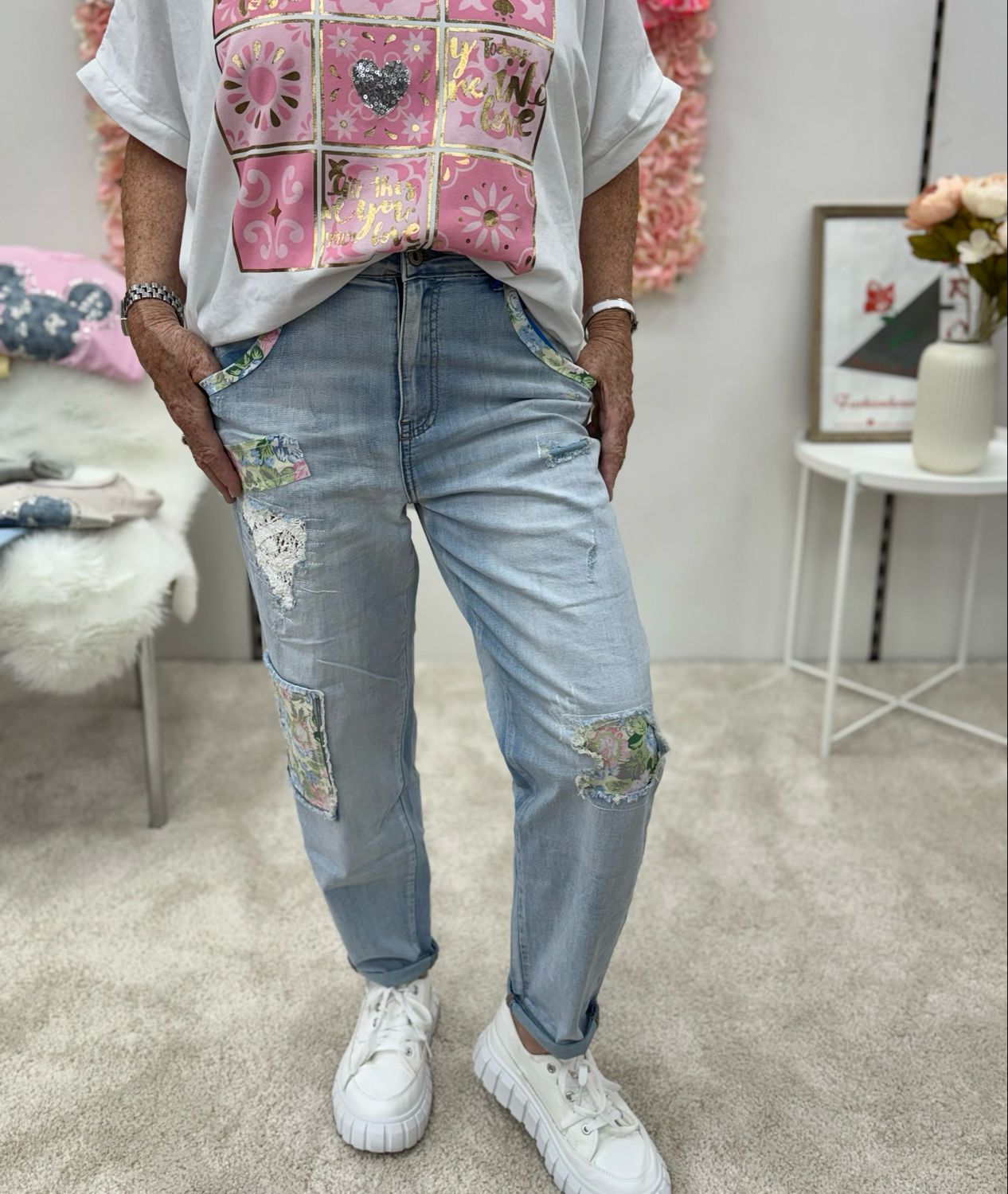Jeans “Julina“ Blau