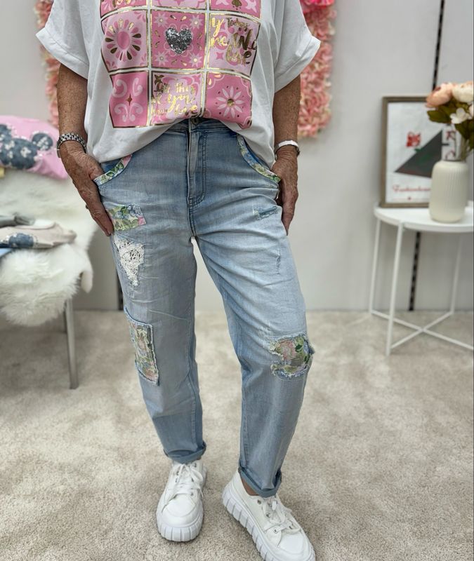 Jeans “Julina“ Blau