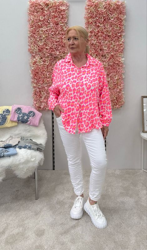 Oversized Musselin Bluse “Leo“