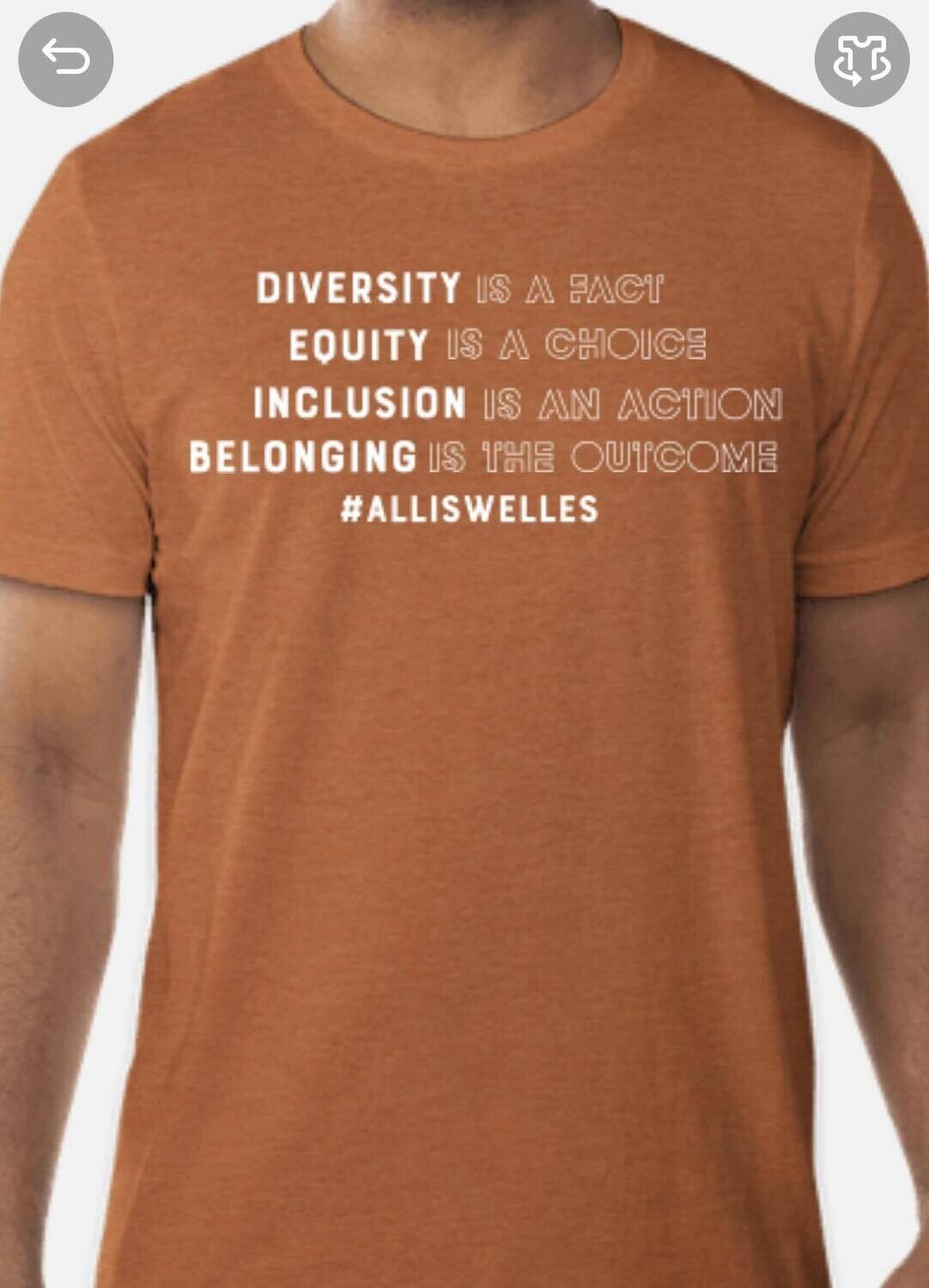 DEI Tee - Heather Autumn (limited stock)