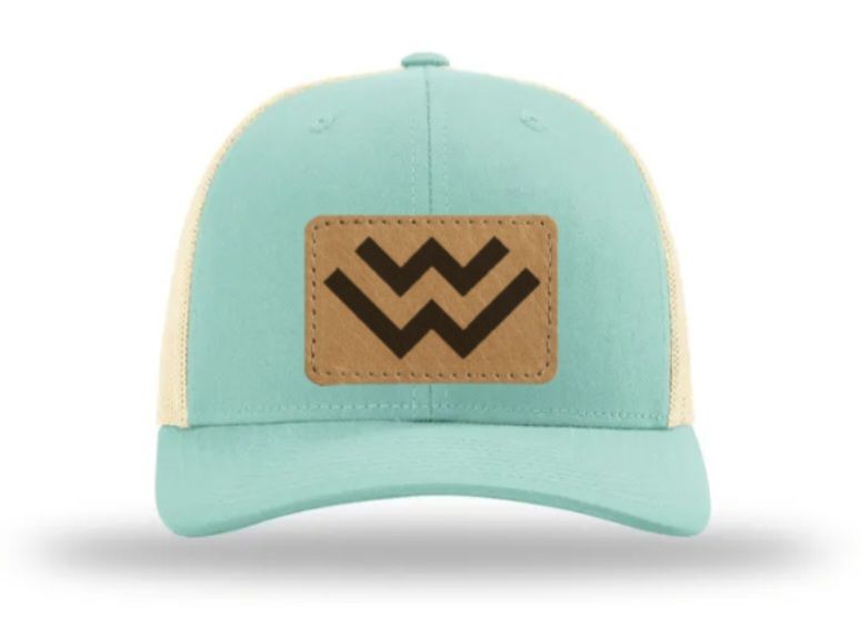 Aruba Blue/Birch Low-Pro Trucker