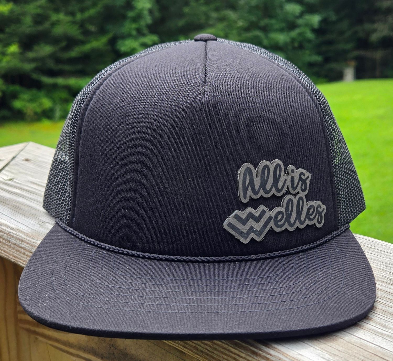 Black All is Welles Foamie Trucker