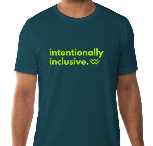 Intentionally Inclusive Tee - Blue