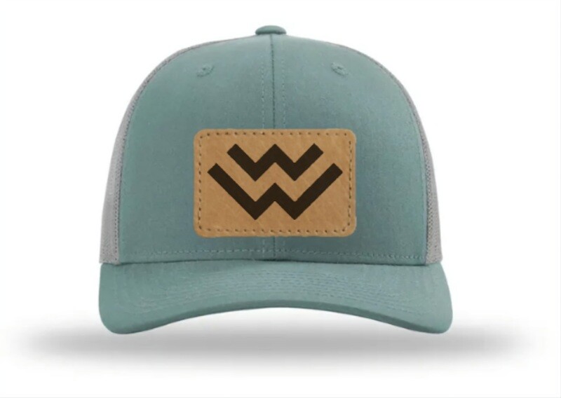 Smoke Blue/Aluminum Low-Pro Trucker
