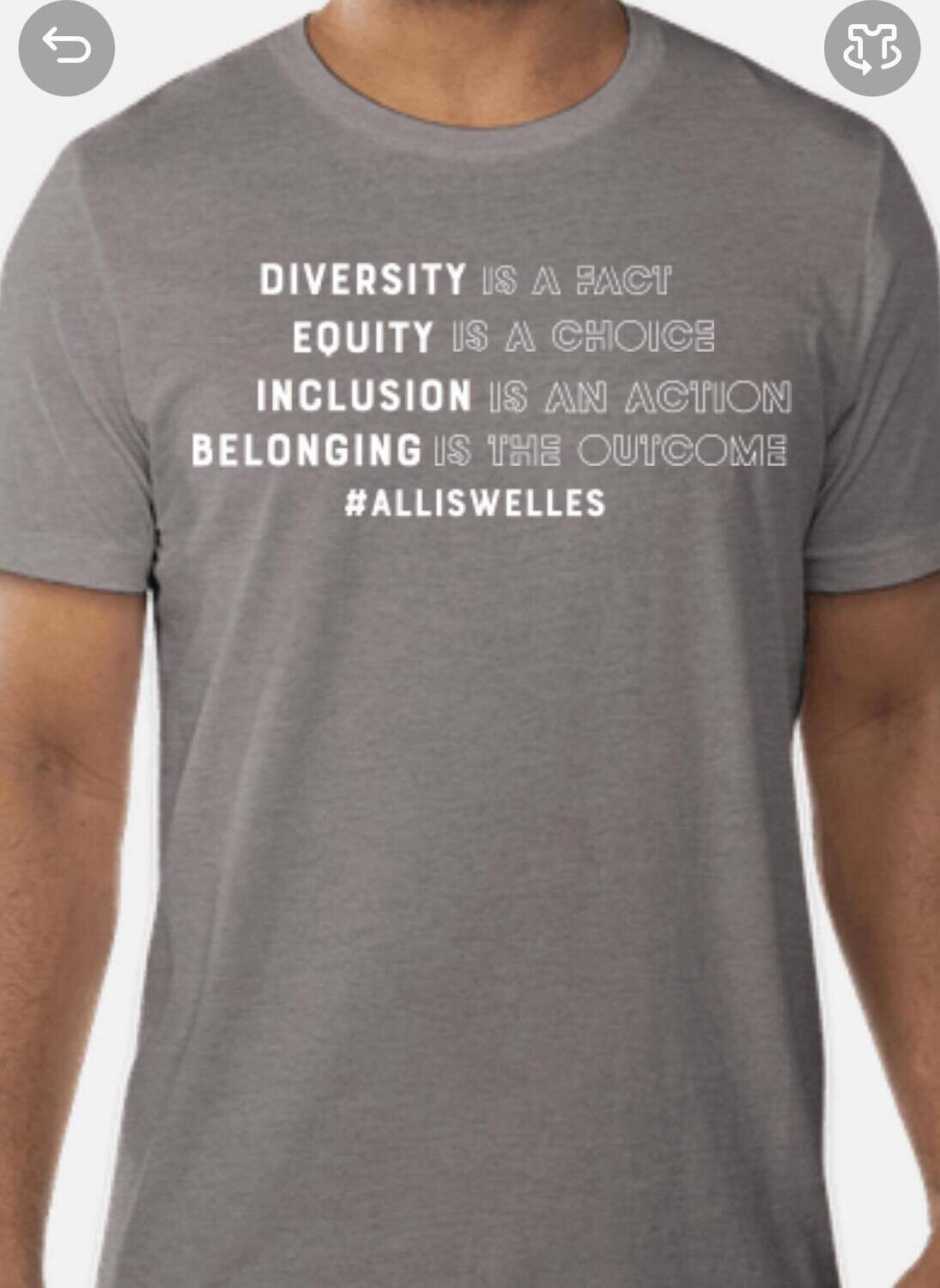 Inclusion Tee - Heather Storm