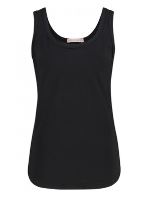 Race basic top, zwart