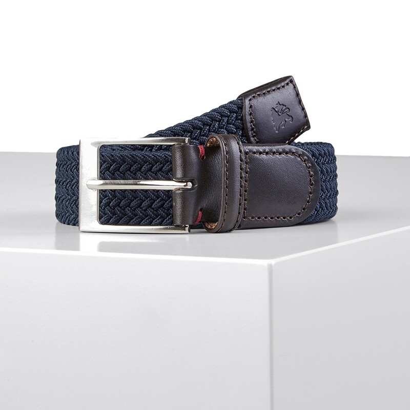 Lerros riem Harvey blauw