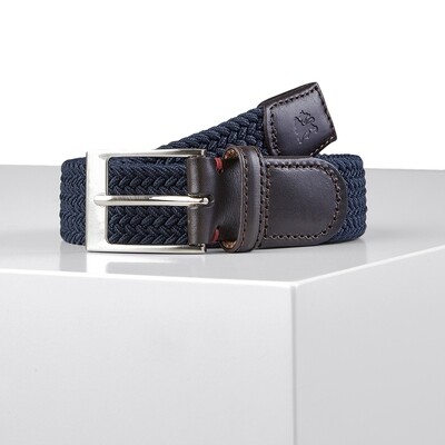 Lerros riem Harvey blauw