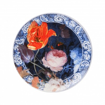 Bord Bloemen van de Gouden Eeuw 20 cm