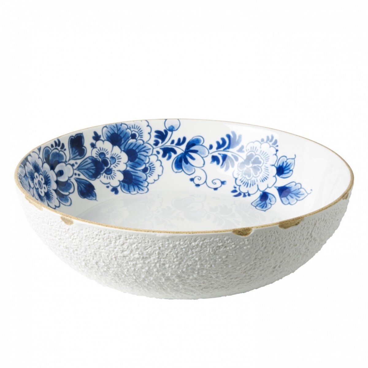 Blauw Bloesem saladeschaal