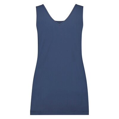 Plus Basics singlet long, blauw
