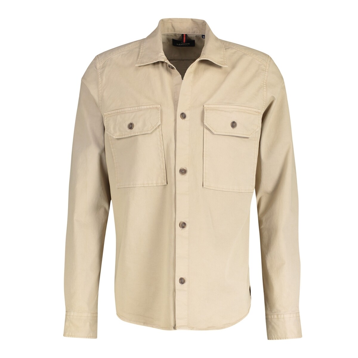 Lerros outdoor overhemd in stevige keperkwaliteit, sandy beige