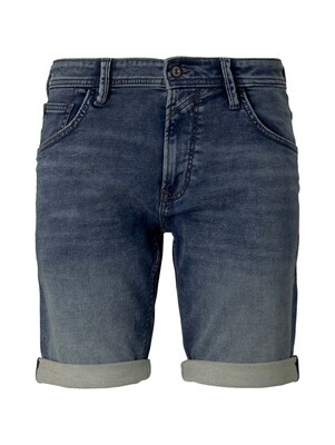 Tom Tailor denim shorts, used mid stone blue denim