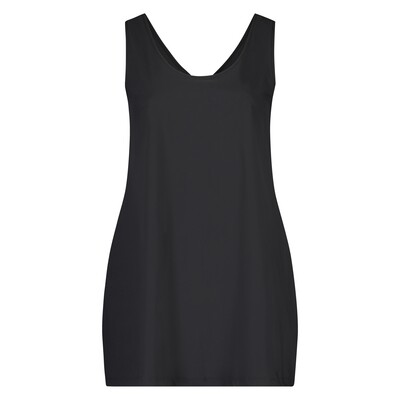 Plus Basics singlet long, zwart