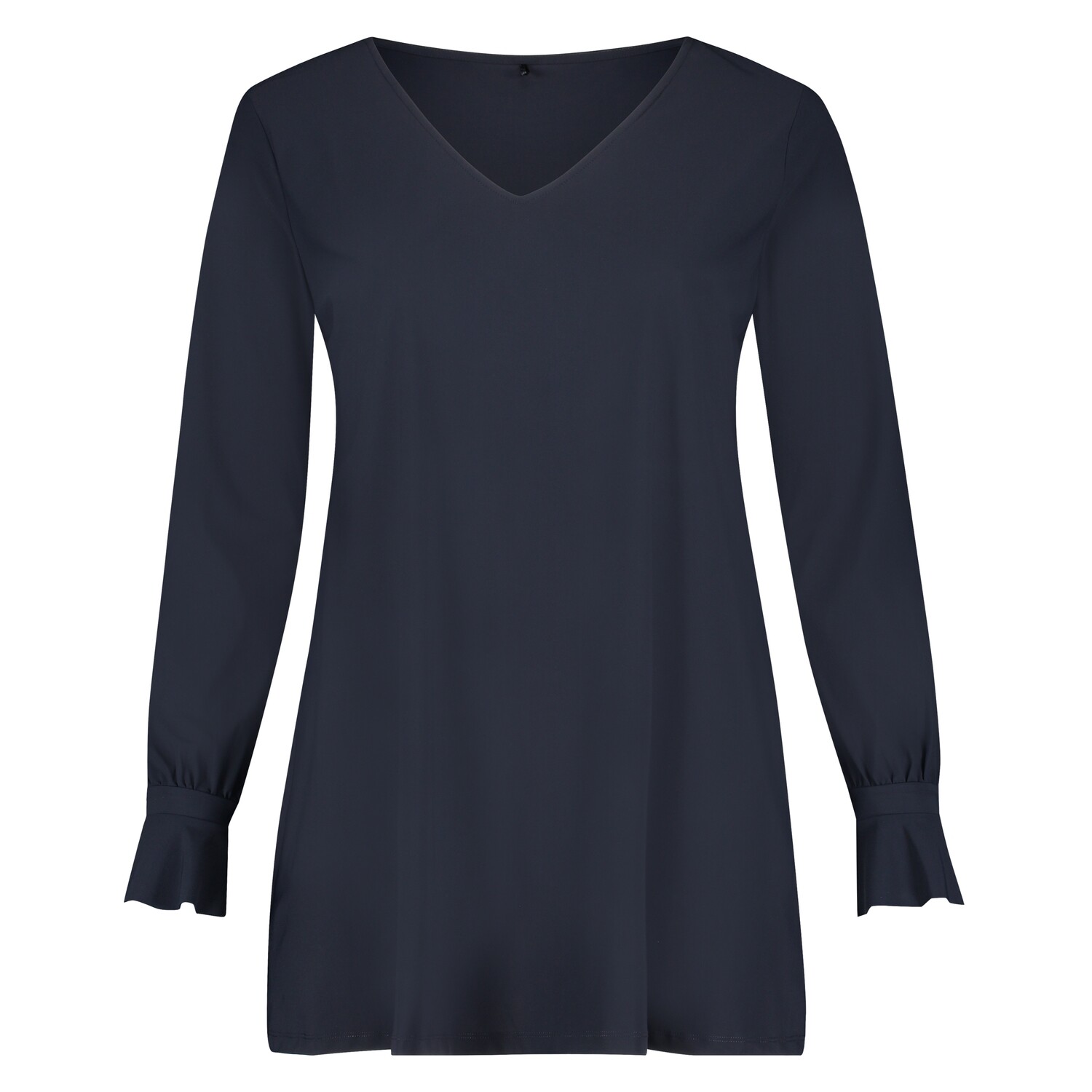 Plus Basics Ruche top ls, navy