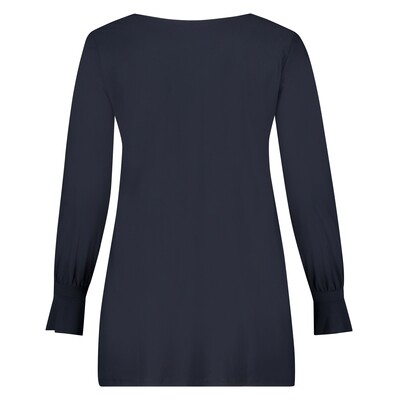 Plus Basics Ruche top ls, navy