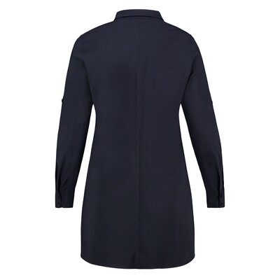 Plus Basics blouse long ls, navy