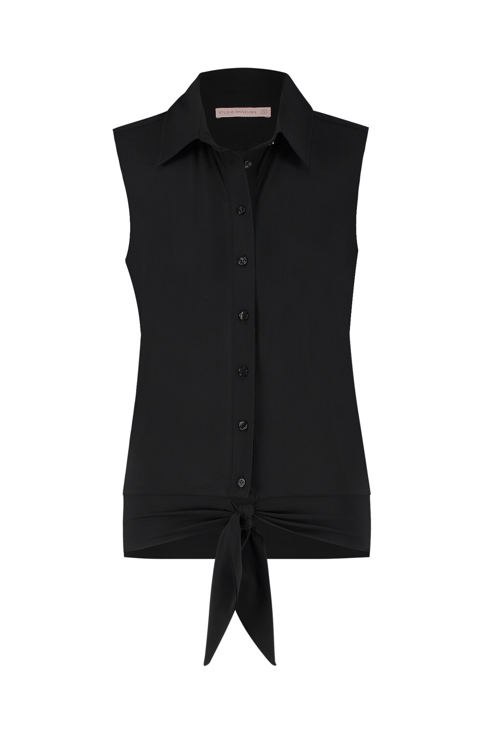 Pippa sl blouse, zwart