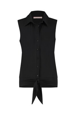 Pippa sl blouse, zwart
