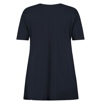Plus Basics Wrap top navy