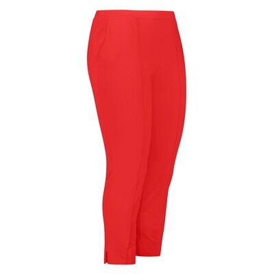 Plus Basics pants 7/8, rood