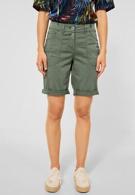 Cecil Casual-fit short New York, desert olive green
