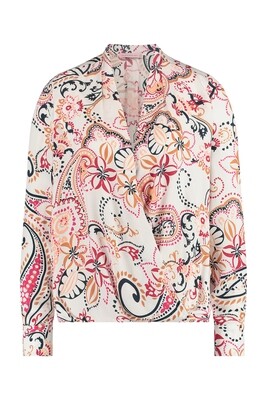 Ferial flower blouse, offwhite/peach